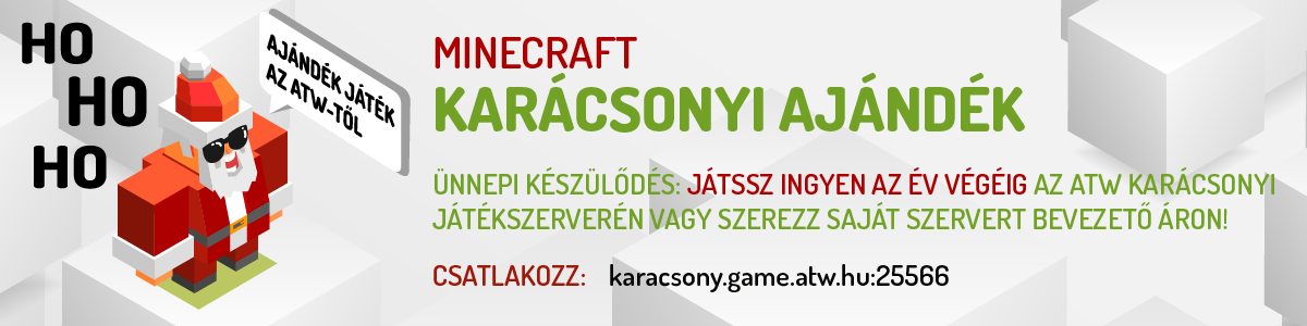 Ajándék Minecraft játékszerver